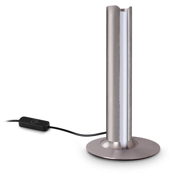 Lampada Da Tavolo DORICA LED 8W Luce Calda Bronzo Ideal Lux