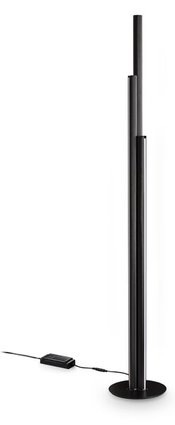 Lampada Da Terra Collezione DORICA LED 66W Luce Calda Nero Ideal Lux