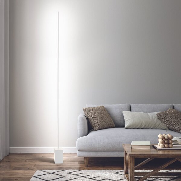 Lampada Da Terra Essence LED 24W Luce Naturale Nero Metallo/Vetro Ideal Lux