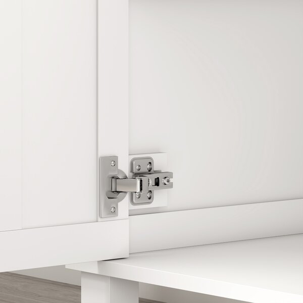 HOMCOM Buffet da cucina mobile contenitore per camera, salotto o ufficio con 2 porte e 2 cassetti 76 x 48 x 91 cm bianco | Aosom Italy