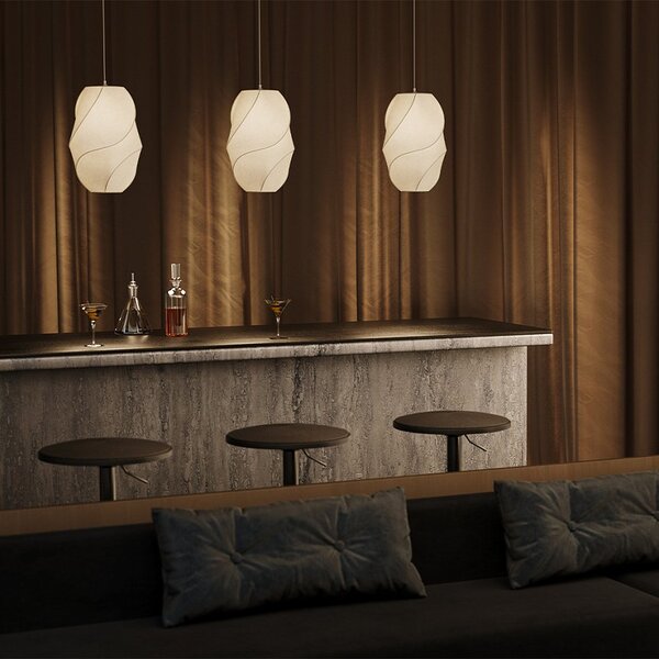 Lampadario Contemporaneo Bloom 2 Luci E27