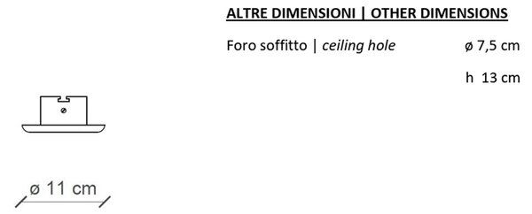 Faretto Pescara max 40 W GU10 Ferroluce