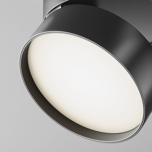 Plafoniera Onda LED nera Ø 12 cm 4000 K Maytoni