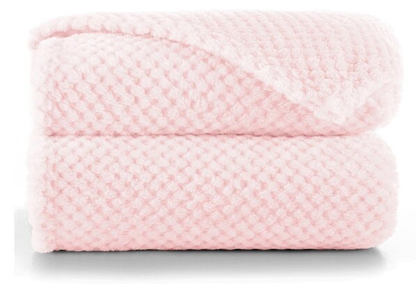 Coperta in microfibra rosa cipria , 170 x 210 cm Henry - DecoKing