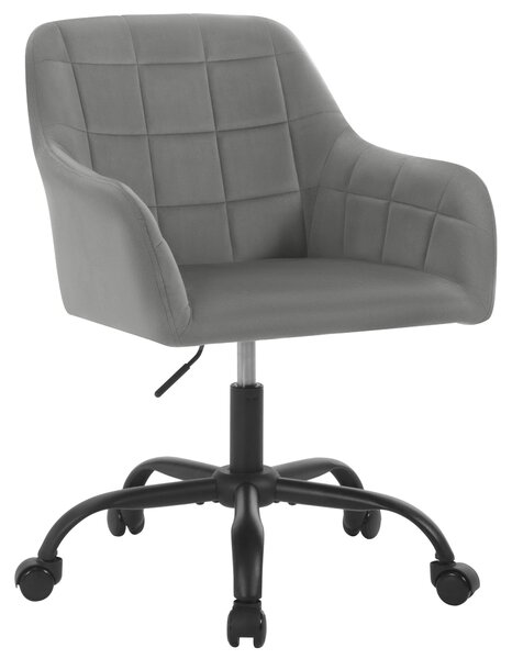Sedia da ufficio - Sedie da ufficio - Sedia da ufficio girevole - Sedia da ufficio ergonomica - Altezza regolabile - Velluto