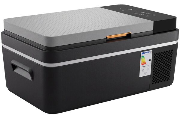 Outsunny Frigorifero a compressore 20L -20℃-20℃ Frigorifero elettrico con controllo APP, luci LED, porta USB, protezione batteria | Aosom Italy
