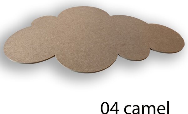 Bilnora pannello murale a forma di nuvola, extra denso 82×125×1,2cm