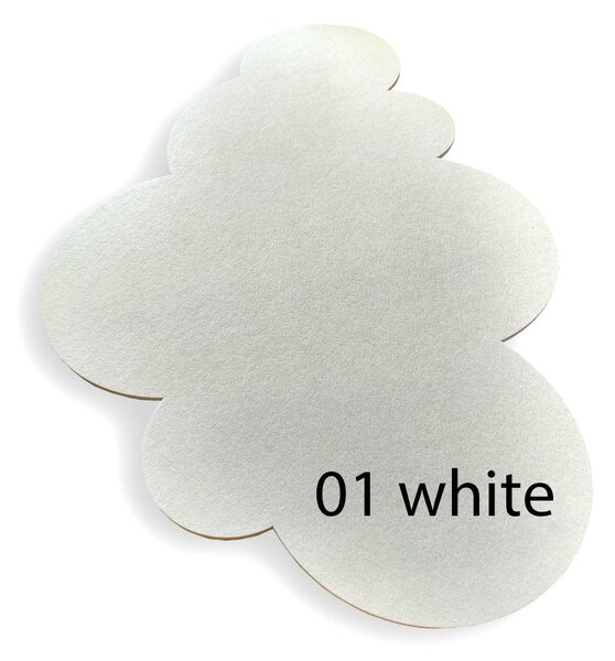Bilnora pannello murale a forma di nuvola, extra denso 82×125×1,2cm