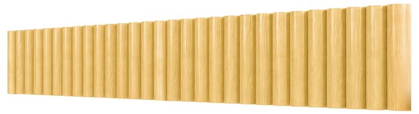 Outsunny Recinzione da giardino in legno 176 cm x 30 cm elementi di recinzione recinto per cani per giardino aiuole barriera per animali | Aosom Italy
