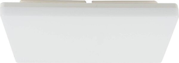 Lampada a soffitto Prios LED Artin, 33 cm, bianca, angolare, sensore