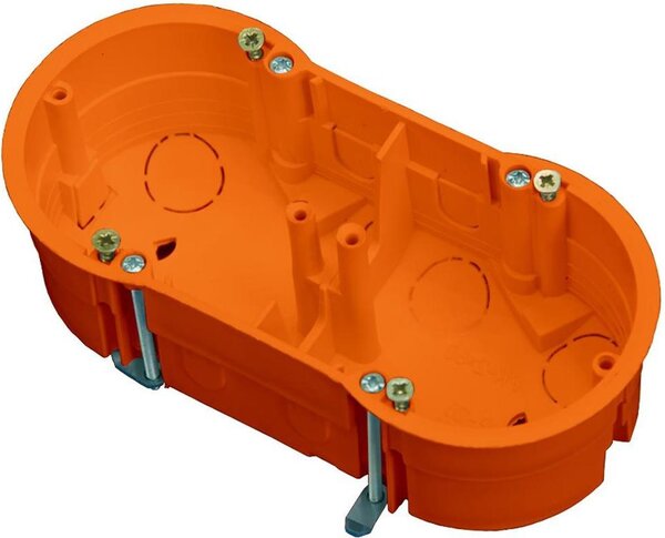 Scatola da parete per cavità Scatola per interruttori a 2 poli Scatola di giunzione Scatola per cavità Ø 60 x 45 mm