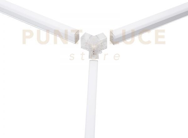 Ledbar-shape-t120 connettori a 3 angoli 120° per barra led shape