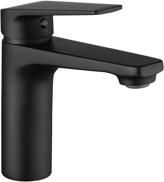 Rubinetto per lavabo - Rubinetto per bagno - Utilizzo dell'acqua - Cartuccia in Vetroceramica - Foro singolo - Nero