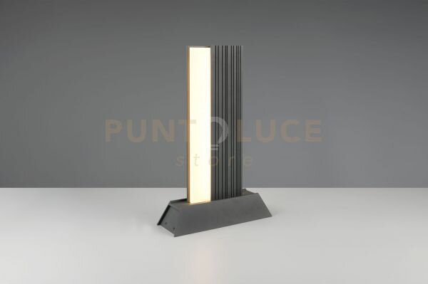 Mariza palo da esterno led 11w 1150lm, 3000k fusione alluminio ant