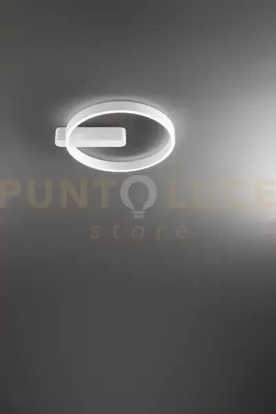 Off plafoniera in alluminio bianco led 52w cct 3000k 4000k 6000k cr