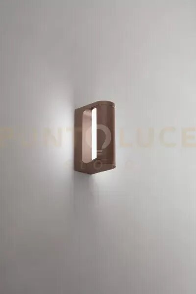 Orienta applique in alluminio corten opaco led 12w 3000k cri?90 22