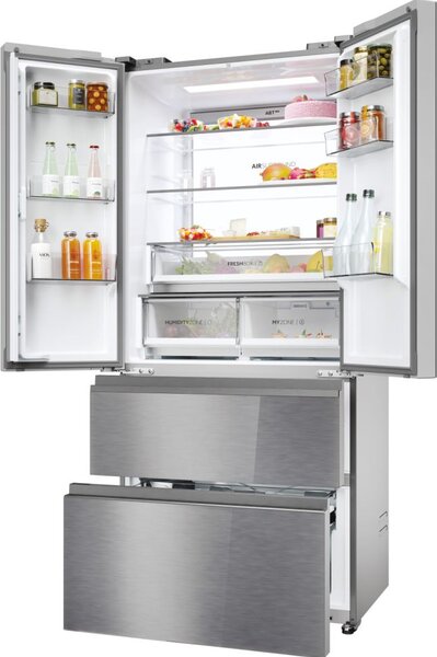 Haier Frigorifero Americano Side By Side 504 Litri Classe E No Frost colore Inox Serie 7 - HFR7819ENGC