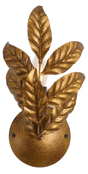 Lampada da parete vintage oro antico - Linden
