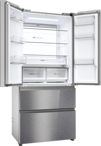 Haier Frigorifero Americano Side By Side 504 Litri Classe E No Frost colore Inox Serie 7 - HFR7819ENGC