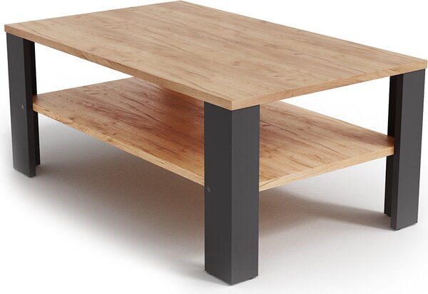 Tavolino da salotto Vicco Antracite 100 x 60 cm, Model 30183