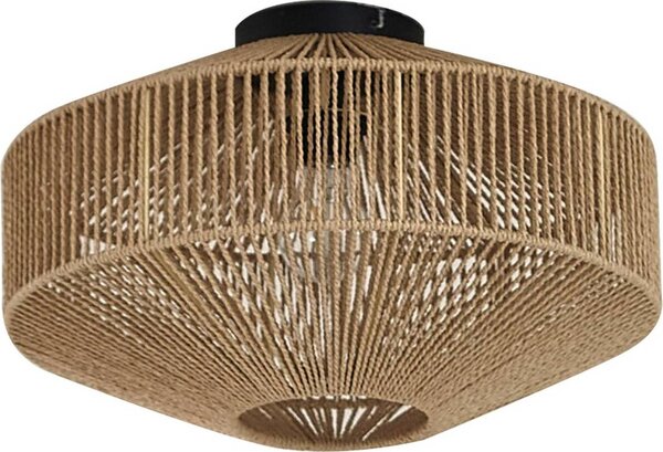 Plafoniera Lindby Sorino, carta, ferro, Ø 40 cm