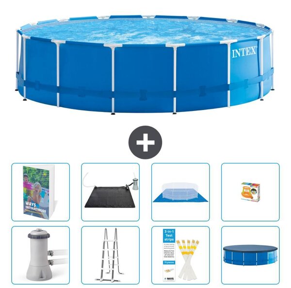 Piscina autoportante rettangolare - 457x122 cm - 7 pezzi - Modello S559