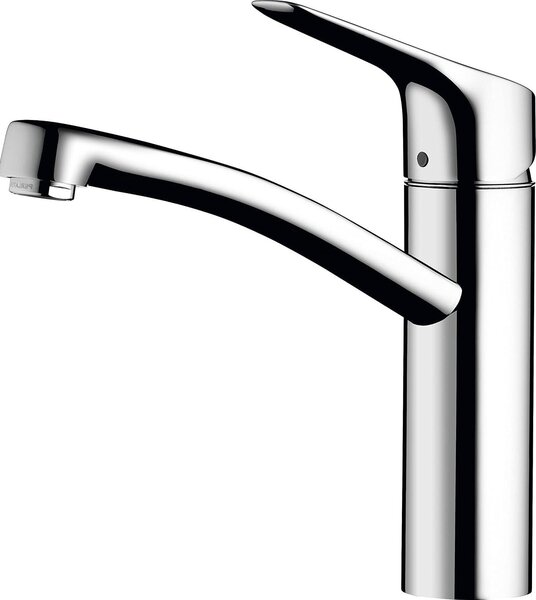 Miscelatore da cucina - Rubinetto con bocchetta - Facile da usare - Risparmio idrico e rotazione a 360° - Altezza della bocchetta: 160 mm - Cromato