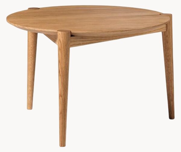 Tavolino rotondo in legno di quercia D102 Søs