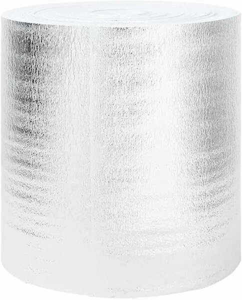 Riflettore termico per radiatore - Pellicola isolante - Risparmio energetico - Superficie riflettente - 10 metri - Argento