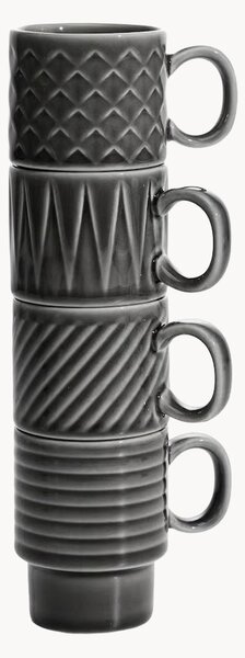 Set di 4 tazzine da caffè Coffee & More