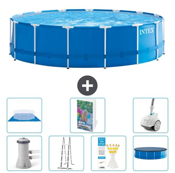 Piscina fuori terra a struttura - 457x122 cm - 6 pezzi - Modello S616