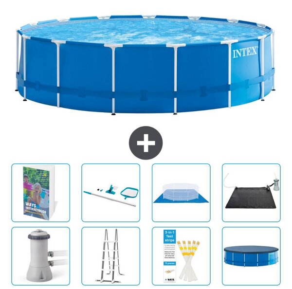 Piscina fuori terra a struttura - 457x122 cm - 7 pezzi - Modello S583