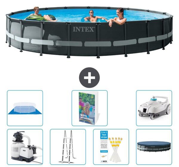 Ultra XTR Pool Rund - 610x122 cm - Piscina rotonda, composta da 6 parti, modello S616