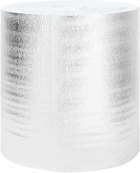 Riflettore termico per radiatori - Pellicola isolante termica - Risparmio energetico - Pellicola di alluminio riflettente - 0,5 x 5 metri - Argento