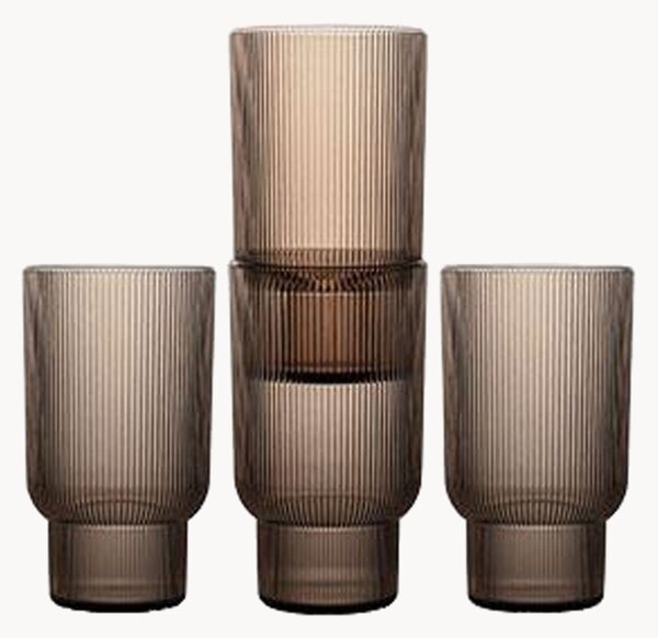 Set di 4 bicchieri da long drink Billi