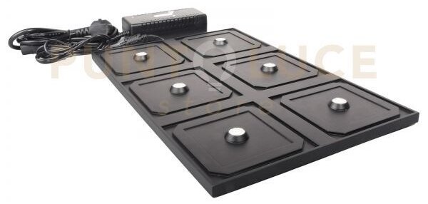 Base di ricarica nera per lampade da tavolo drink 6 stazioni 5v 3a