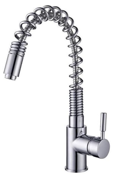 Miscelatore per lavabo con aeratore e regolatore di flusso - cromato, 370 x 210 mm