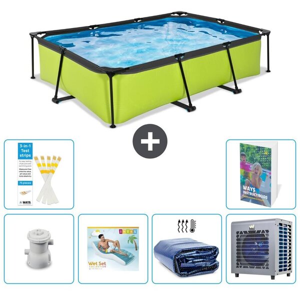Piscina fuori terra rettangolare - 300x200x65 cm - 5 pezzi - Modello S286