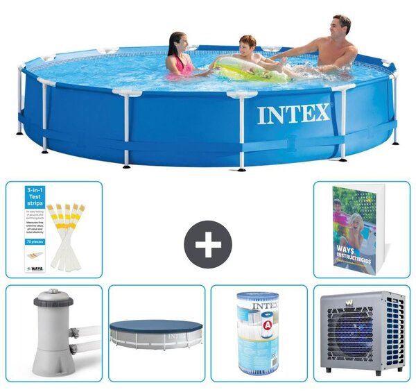 Piscina fuori terra a struttura - 366x76 cm - 5 pezzi - Modello S203
