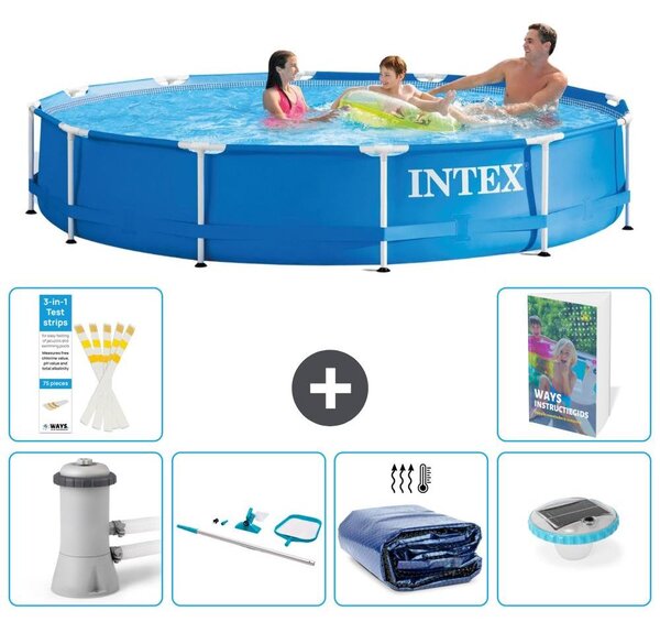Piscina fuori terra a struttura - 366x76 cm - 5 pezzi - Modello S305