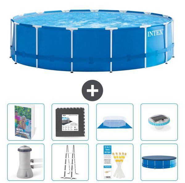 Piscina fuori terra a struttura - 457x122 cm - 7 pezzi - Modello S608