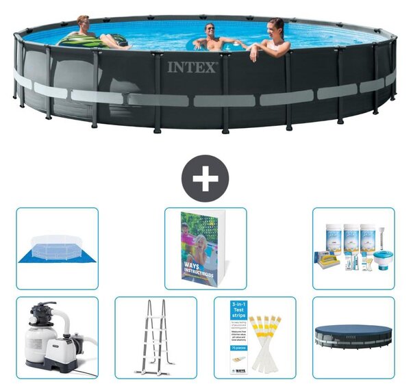 Ultra XTR Pool Rund - 610x122 cm - Piscina rotonda, composta da 6 parti, modello S599