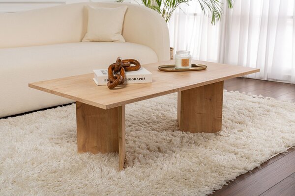 Skye Decor, Sabin - Sapphire Oak, tavolino da caffè, rovere zaffiro, 100 % MELAMINE COATED CHIPBOARD, 119 x 60 x 40 cm