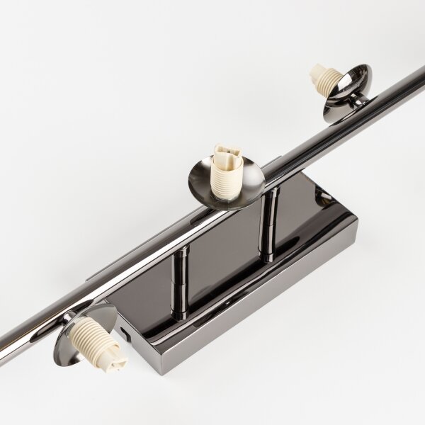 Brilagi - Lampadario a plafone LED MILLA 7xG9/3W/230V nero cromato/bianco
