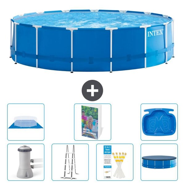 Piscina fuori terra a struttura - 457x122 cm - 6 pezzi - Modello S662