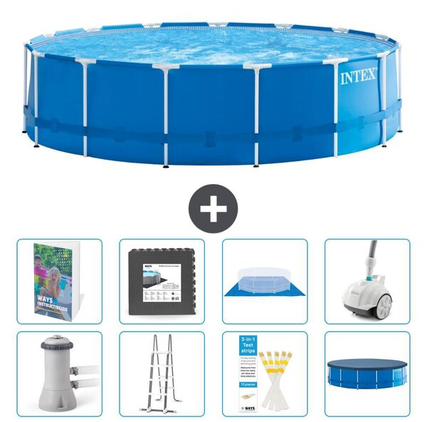 Piscina fuori terra a struttura - 457x122 cm - 7 pezzi - Modello S610