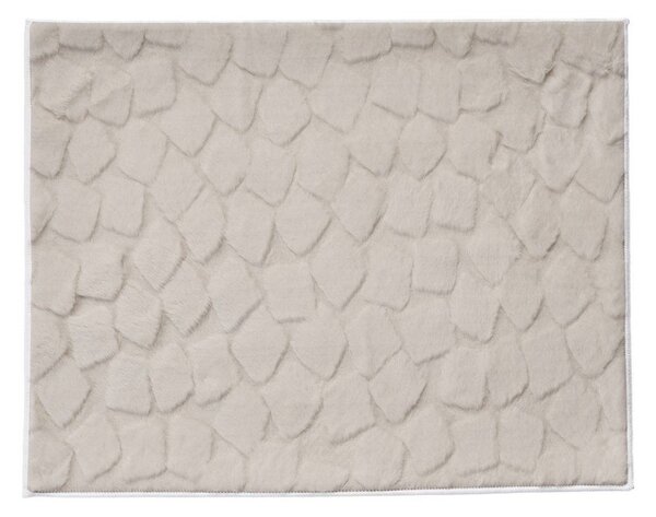 Set di tappetini per il bagno beige 2 pz 60x100 cm Rabbit – Foutastic