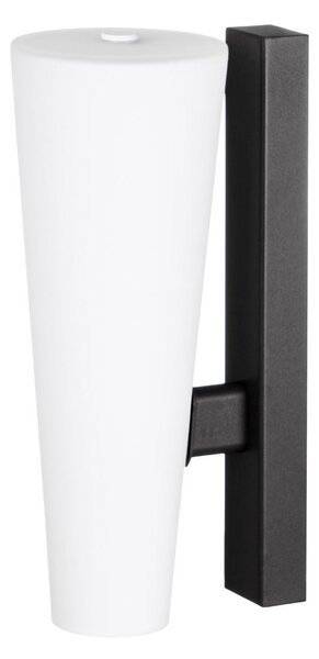 Applique da esterno LED Jovra, nera, altezza 32 cm - Lucande