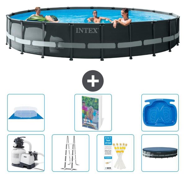 Ultra XTR Pool Rund - 610x122 cm - Piscina rotonda, composta da 6 parti, modello S662