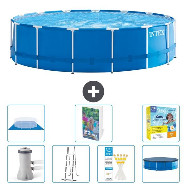 Piscina autoportante rettangolare - 457x122 cm - composta da 6 parti - modello S546